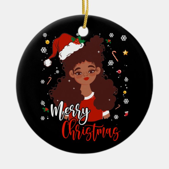 Shirt für die Weihnachtsfeier Keramik Ornament (Vorne)