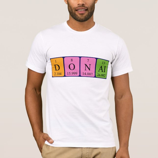 Shirt für Donezner-Periodennamen (Vorderseite)