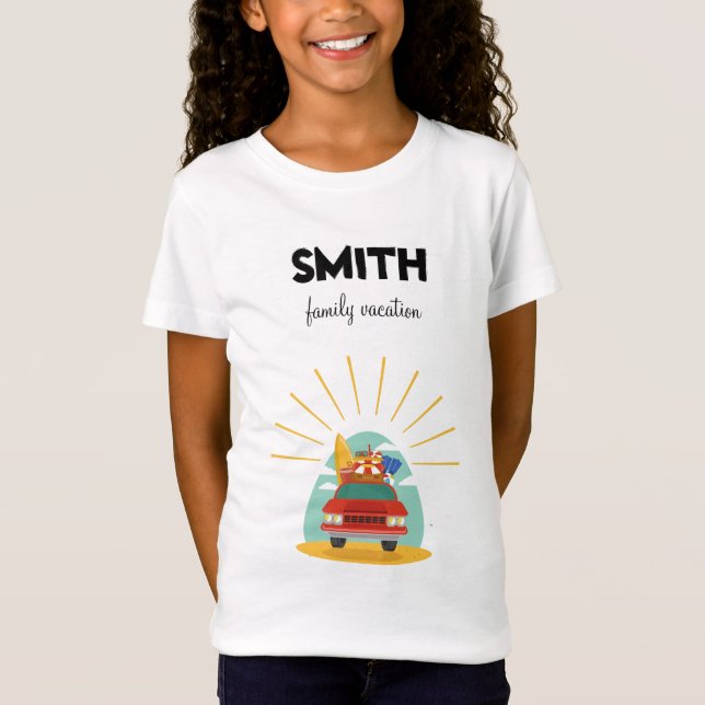 Shirt für einen Familienurlaub (Vorderseite)
