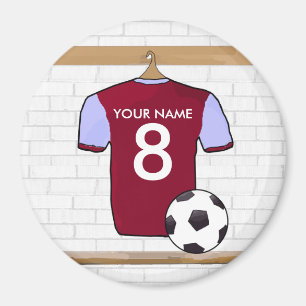 Shirt für individuell einstellbare Fußball (Klar Magnet