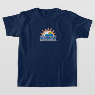Shirt für Kinder in der Grundschule mit weißem Log