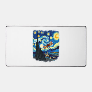 Shirt für künstlerische Libelle Van Gogh Starry Ni Schreibtischunterlage