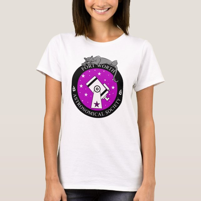 Shirt für Offizielle Großlogos für Frauen in Weiß (Vorderseite)