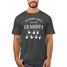 Shirt für Opa oder Oma 7 Großkinder Handprint