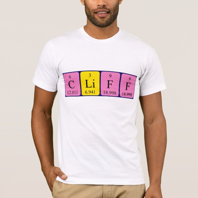 Shirt für periodische Tabellenbezeichnungen (Vorderseite)
