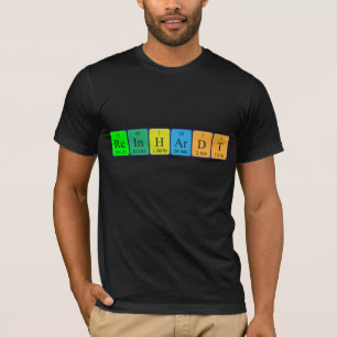 Shirt für periodische Tabellenbezeichnungen neu er