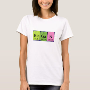 Shirt für periodische Tabellennamen