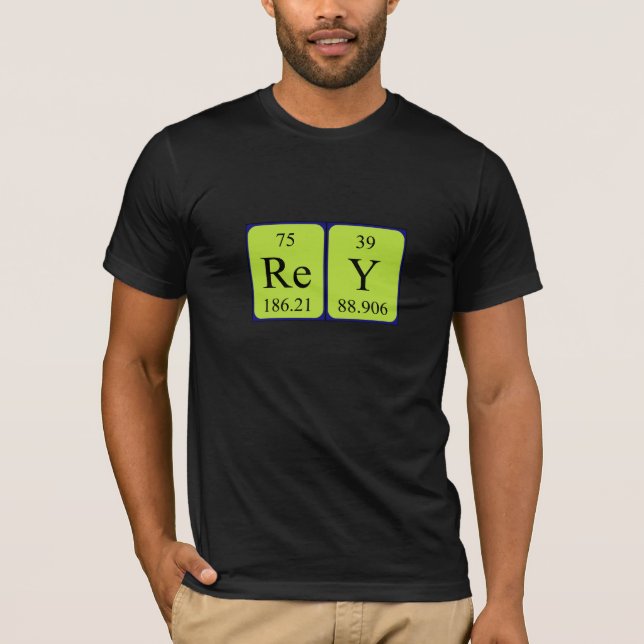 Shirt für periodische Tabellennamen (Vorderseite)