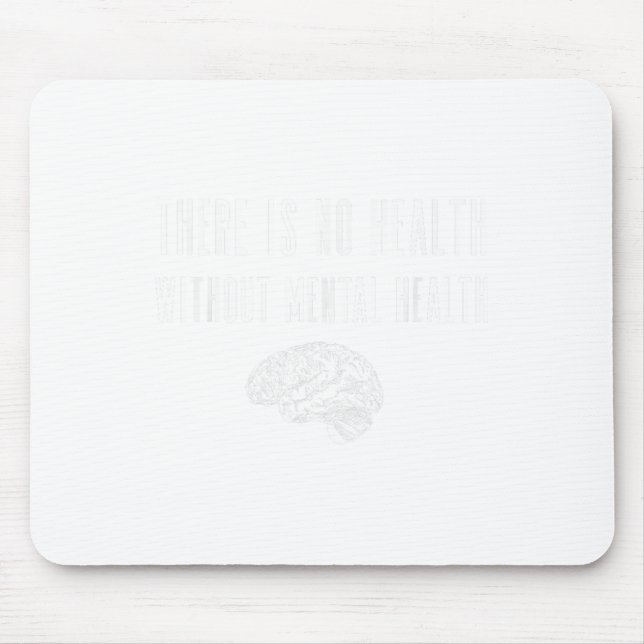 Shirt für psychische Gesundheit - Grünes Ende der  Mousepad (Vorne)