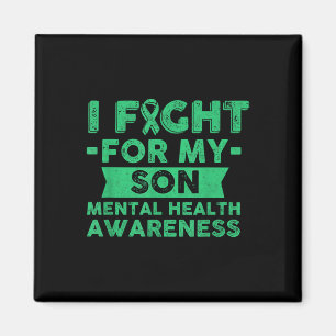 Shirt für psychische Gesundheit - ich kämpfe für m Magnet