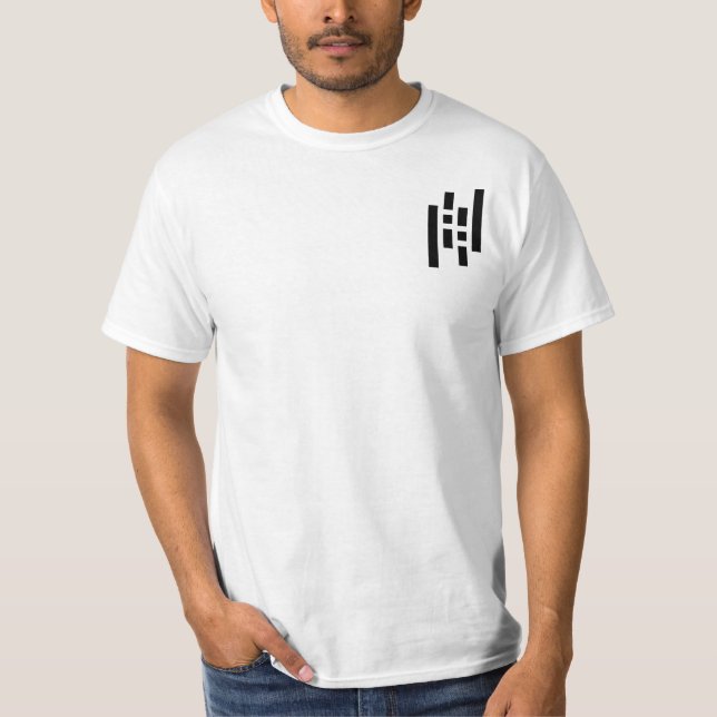 Shirt für Schwarz und Weiß (Vorderseite)