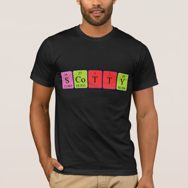 Shirt für Scotty Periodennamen (Vorderseite)