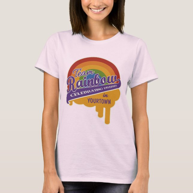Shirt für Team Rainbow (Vorderseite)