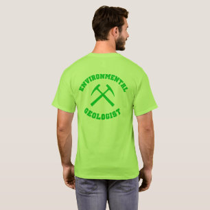 Shirt für Umweltgeologe (Rückdruck)