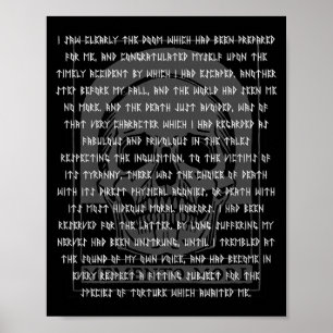 Shirt Gothic Edgar Allan Poe Andenken Poster