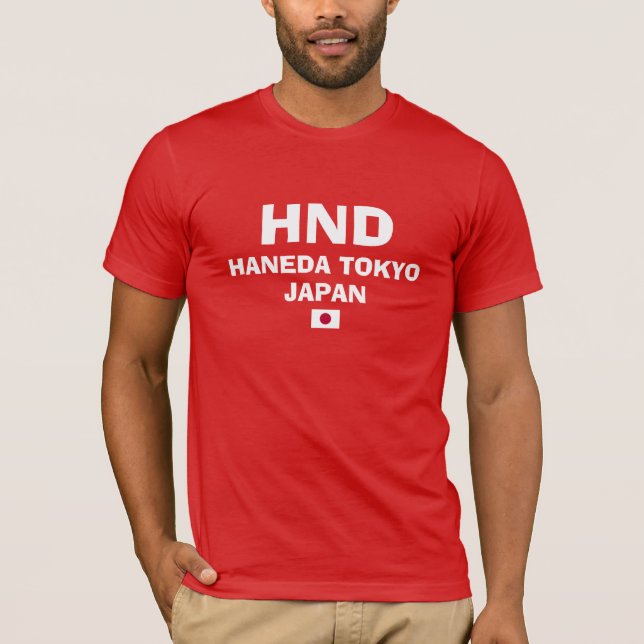 Shirt Haneda HND Tokyo (Vorderseite)