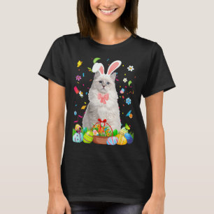 Shirt Hase Ragdoll Katze Ostern Ei