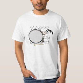 Shirt-(helle) marschierende große Trommel T-Shirt
