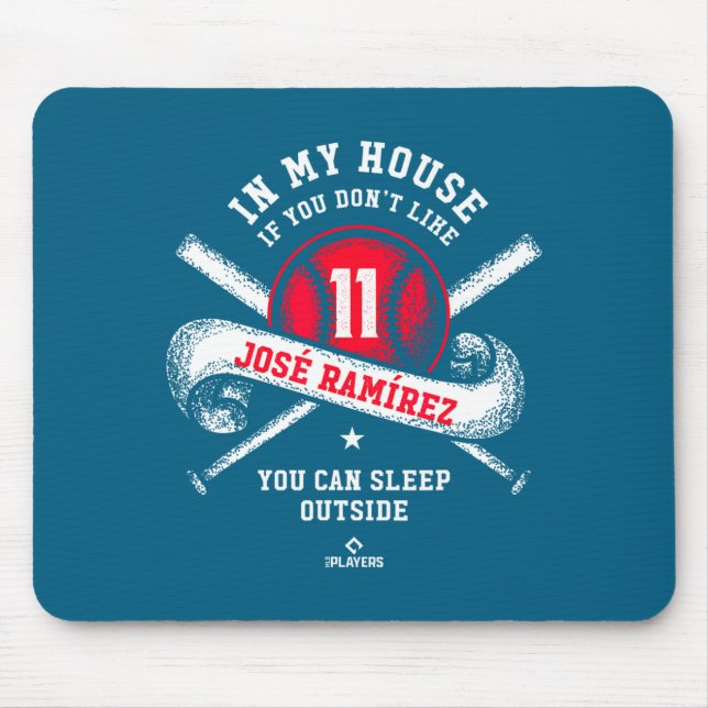Shirt House Jose Ramirez Mlbpa Mlb Mousepad (Vorne)