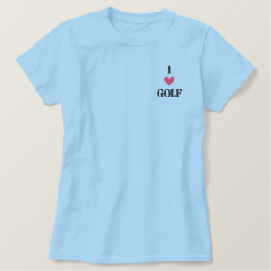 Shirt "I LIEBE GOLF" - Maßgeschneiderte EMBROIDERI