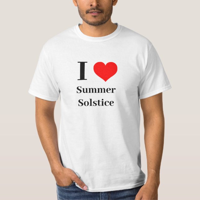 Shirt - Ich liebe Sommersonne (Vorderseite)