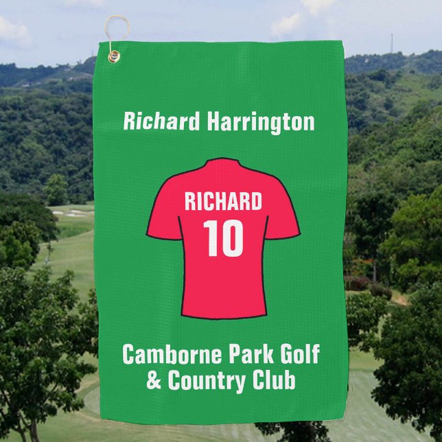 Shirt in Rot Golfhandtuch (Von Creator hochgeladen)