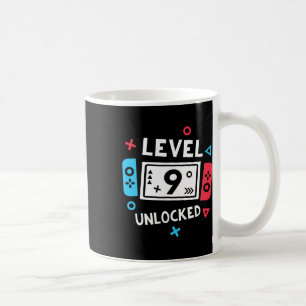 Shirt Junge Stufe 9 Entsperrtes Videospiel Par Kaffeetasse