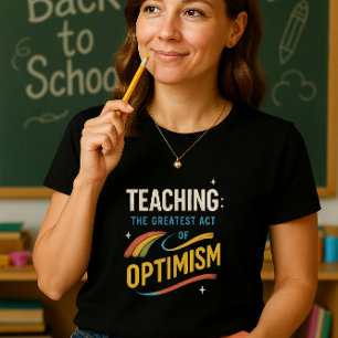 Shirt lehren; T-Shirt für Inspirierte Lehrer; opti
