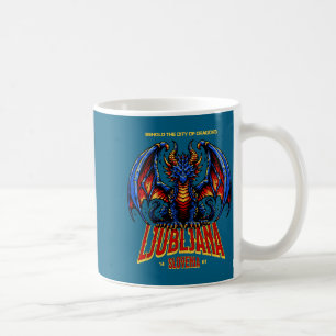 Shirt Ljubljana Slowenien Erblicke Stadt Drachen Kaffeetasse