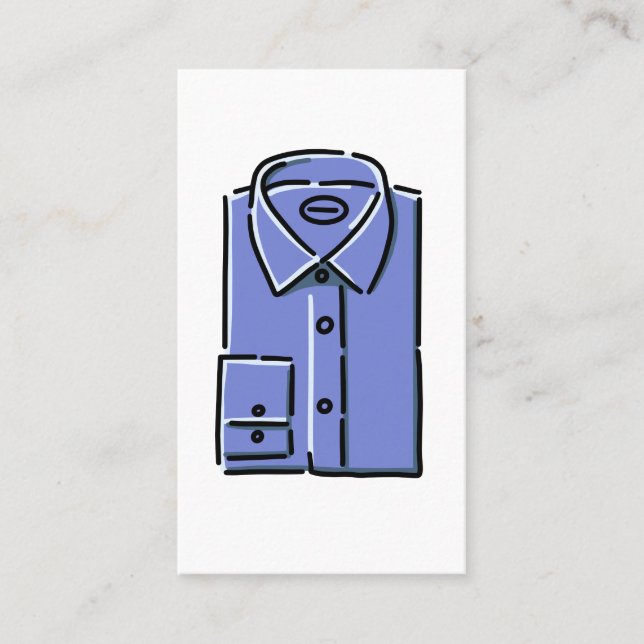 Shirt-Logo für den Verkäufer Visitenkarte (Vorderseite)