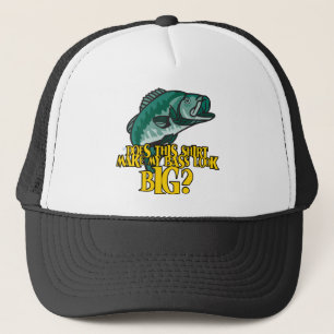 Shirt macht meinen Bass zum großen Funny Fishing Truckerkappe