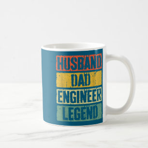 Shirt Männer Ehemann Vater Ingenieur Legende Väter Kaffeetasse