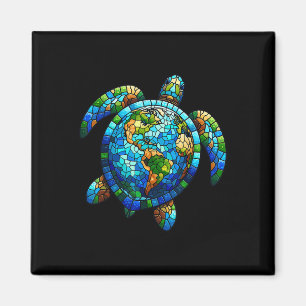 Shirt Meeresschildkröte retten den Planeten Frauen Magnet