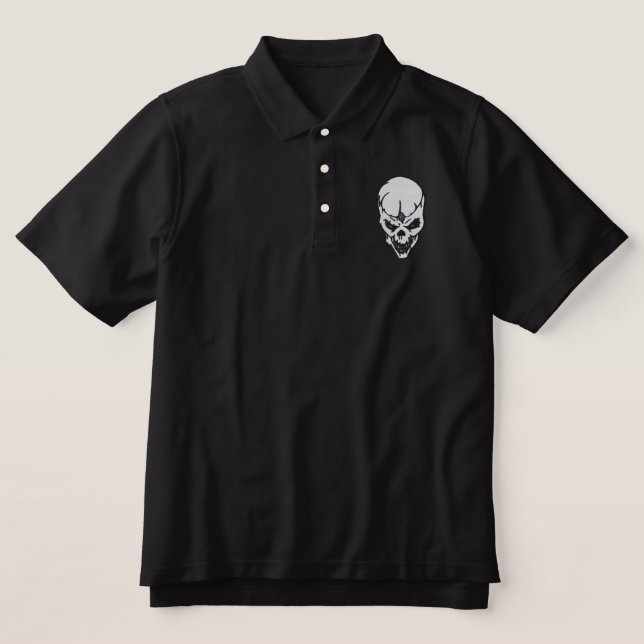 Shirt mit individuellem Schädel (Design Vorderseite)