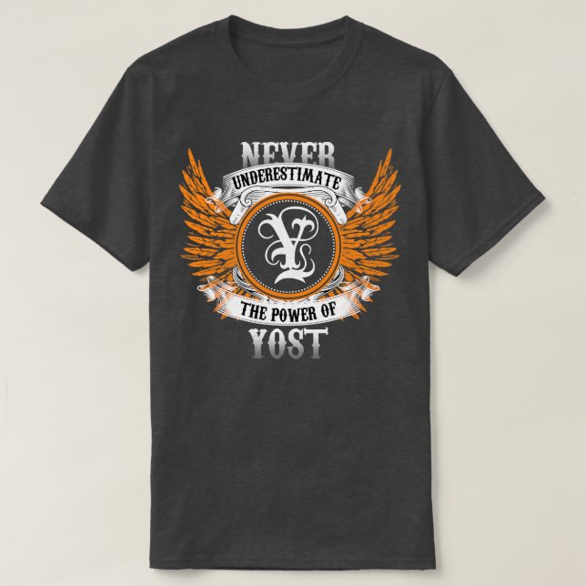 Shirt mit neuem Namen unterschätzt den Power von Y (Design vorne)