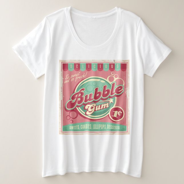 Shirt mit Plus-Größe (Design vorne)