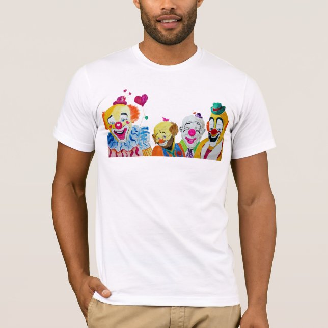 Shirt mit vier Clowns (Vorderseite)