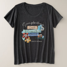 Shirt mit weiblicher Plus-Größe