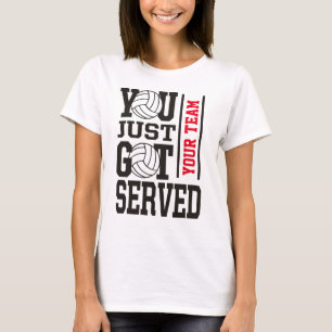 Shirt-Motto des Volleyball-Teams T-Shirt