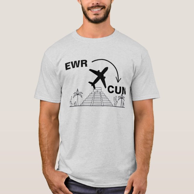 Shirt nach Cancun (Vorderseite)