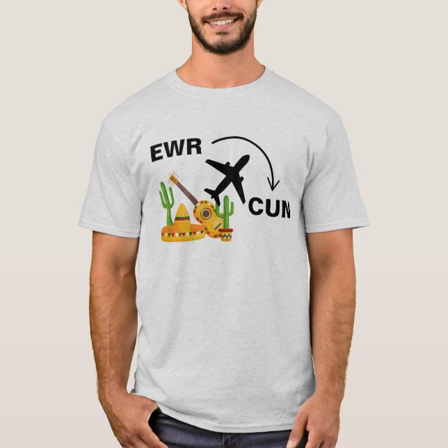 Shirt nach Cancun (Vorderseite)