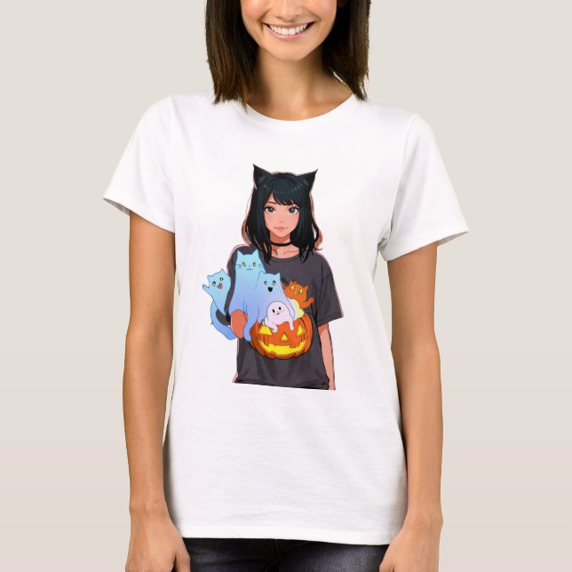 Shirt, Niedliche Katzen Liebhaber Shirt (Vorderseite)