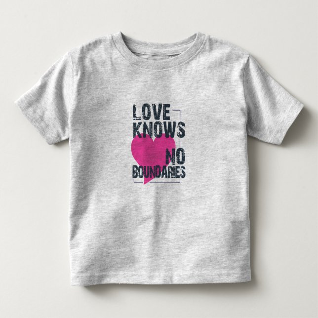 Shirt ohne Grenzen - Farbe und Stil wählen (Vorderseite)