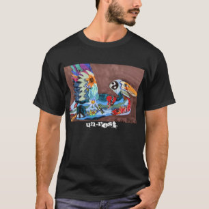 Shirt, Pelikan-Kunst, Golf-Küste, Klimakunst T-Shirt