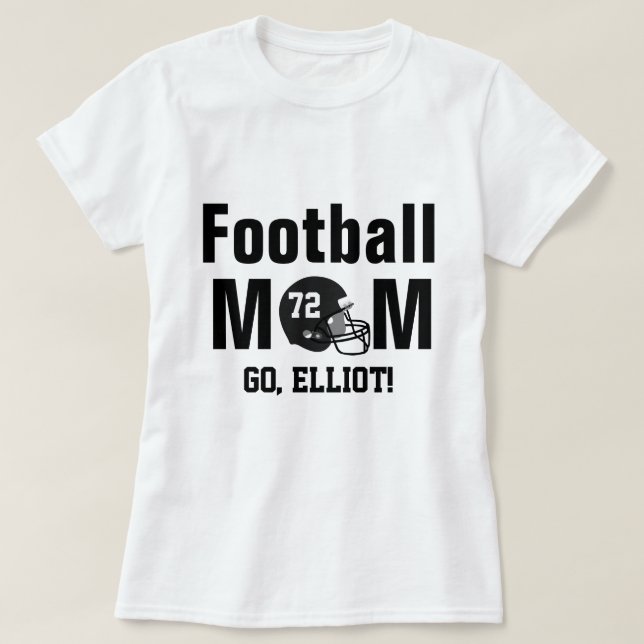 Shirt personalisiert Football Mama (Design vorne)
