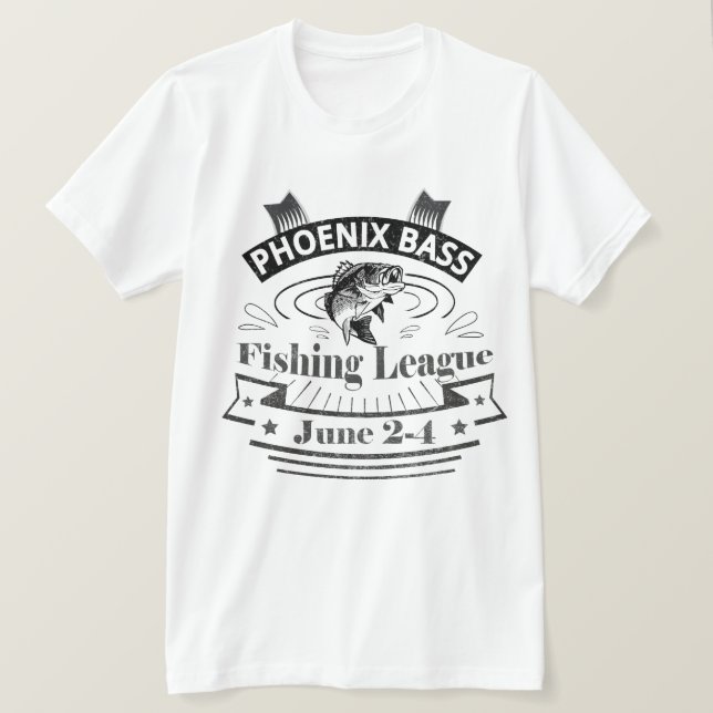 Shirt PHOENIX BASS FISCHEREILEAGUE 2.-4. Juni (Design vorne)