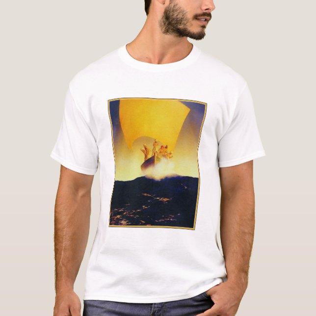 Shirt: Piratenschiff - von Maxfield Parrish T-Shirt (Vorderseite)
