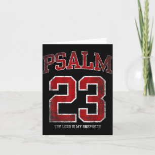Shirt Psalm 23 Jersey Herr Hirte Karte