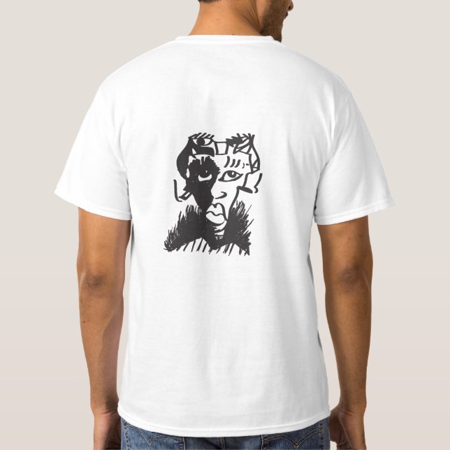 Shirt Quote Breathe und cool T - Shirt (Rückseite)