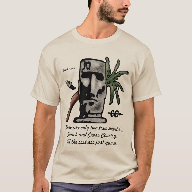Shirt-Schablone nur 2 wahrer Sport T-Shirt (Vorderseite)